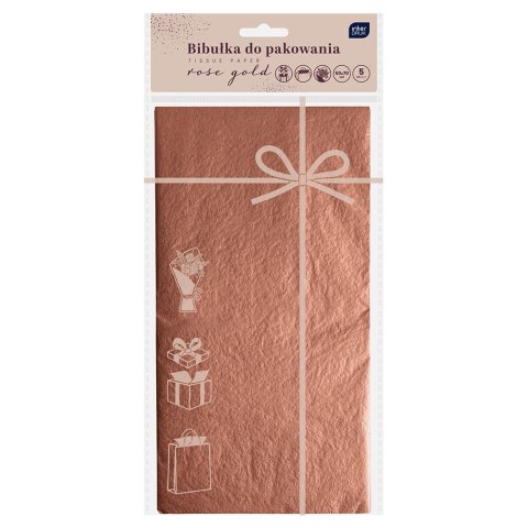 Interdruk Papier pakowy Interdruk Bibułka rose gold 5902277345608 [mm:] 700x500 (50x70cm)