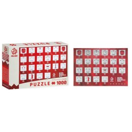 Interdruk Puzzle Interdruk PZPN 1000 koszulki 1000 el. (5902277344694)