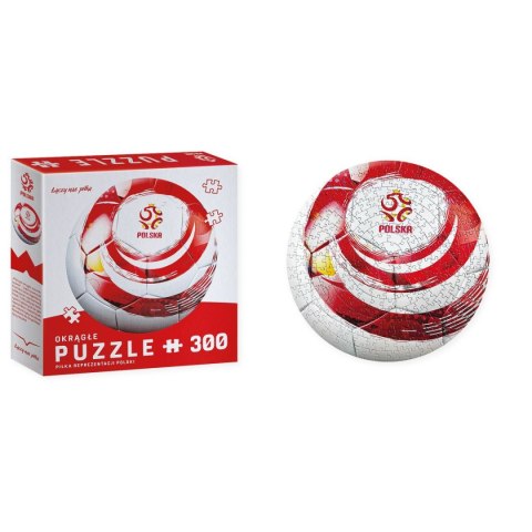 Interdruk Puzzle Interdruk PZPN 300 okrągłe piłka 300 el. (5902277344700)