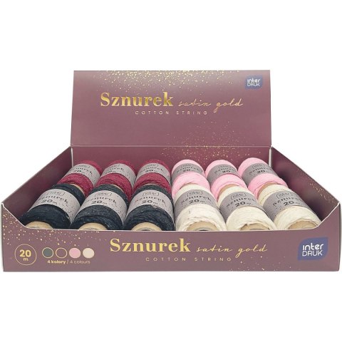 Interdruk Sznurek szurek satin gold 5902277345523 20m Interdruk (20m)