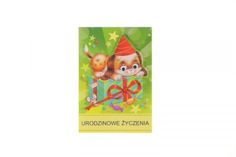 Kartka składana poduszka oczka urodziny B6 (5902221808609) Kartka składana poduszka oczka urodziny B6 (5902221808609)