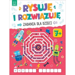 Aksjomat Książeczka edukacyjna Aksjomat Rysuję i rozwiązuję. Zadania dla dzieci. 7+