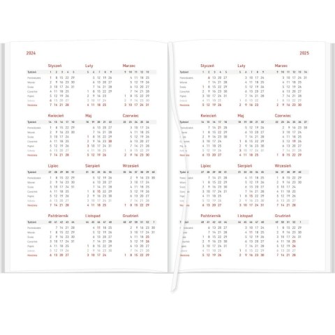 Wydawnictwo Wokół Nas Kalendarz nauczyciela książkowy (terminarz) A5TA071B Wydawnictwo Wokół Nas 2024/2025 a5 CZARNY A5 (NEBRASKA)