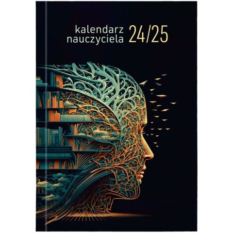 Wydawnictwo Wokół Nas Kalendarz nauczyciela książkowy (terminarz) B5TN060B- Wydawnictwo Wokół Nas 2024/2025 B5 PCV bezbarwny B5 (modern)