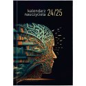 Wydawnictwo Wokół Nas Kalendarz nauczyciela książkowy (terminarz) B6TN089B- Wydawnictwo Wokół Nas 2024/2025 B6 PCV bezbarwny B6 (MODERN)