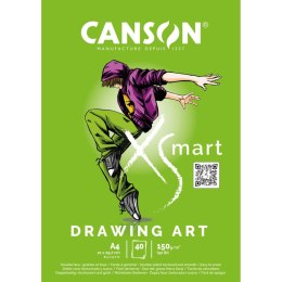 Canson Blok artystyczny Canson XSmart Drawing A4 150g 40k (32250P002)