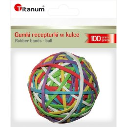 Titanum Gumki recepturki Titanum w kulce 100g śr. (mix)mm