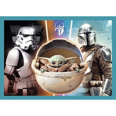 Trefl Puzzle Trefl Mandalorian 4w1 4w1 el. (34397) Trefl Puzzle Trefl Mandalorian 4w1 4w1 el. (34397)