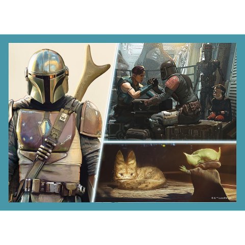Trefl Puzzle Trefl Mandalorian 4w1 4w1 el. (34397) Trefl Puzzle Trefl Mandalorian 4w1 4w1 el. (34397)