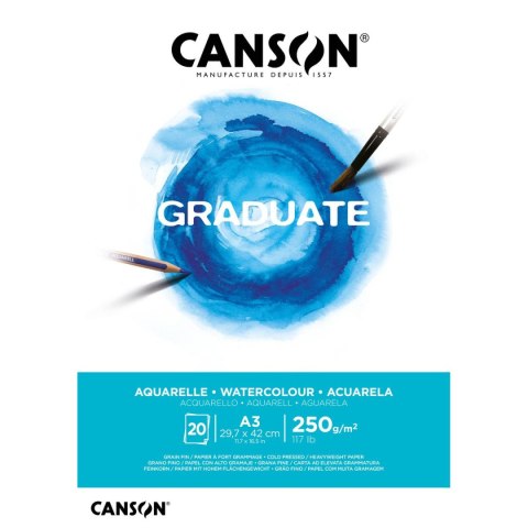 Canson Blok artystyczny Canson Graduate A3 250g 20k (400110375)