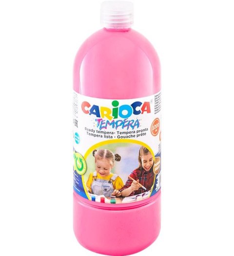 Carioca Farba tempera Carioca kolor: różowy 1000ml 1 kolor. (170-2661)