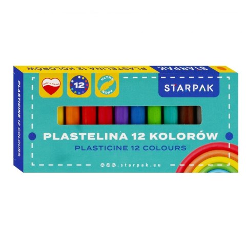 Starpak Plastelina Starpak 12 kol. mix (533623)