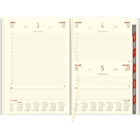 Wokół Nas Kalendarz książkowy (terminarz) 1590503184648 Wokół Nas Cross B5 dzienny z gumką B5 (B5DRK srebrny) Wokół Nas Kalendarz książkowy (terminarz) 1590503184648 Wokół Nas Cross B5 dzienny z gumką B5 (B5DRK srebrny)