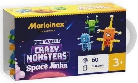 Marioinex Klocki konstrukcyjne Marioinex Mini Waffle 60 elementów Space Jinks