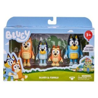 Tm Toys Figurka Tm Toys Bluey Blue 4Pak Rodzinka (BLU13009)