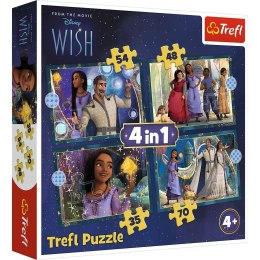 Trefl Puzzle Trefl Disney Marenia sie spełniają 4w1 el. (34649)