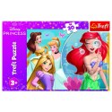 Trefl Puzzle Trefl Disney Princess Piękny dzień księżniczek 30 el. (18308)