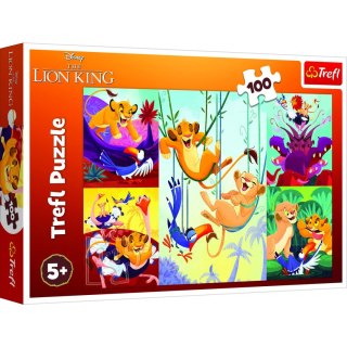 Trefl Puzzle Trefl Dzielny Król Lew 100 el. (16478)