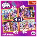 Trefl Puzzle Trefl My Little Pony Poznaj kucyki Pony 4w1 el. (34624)