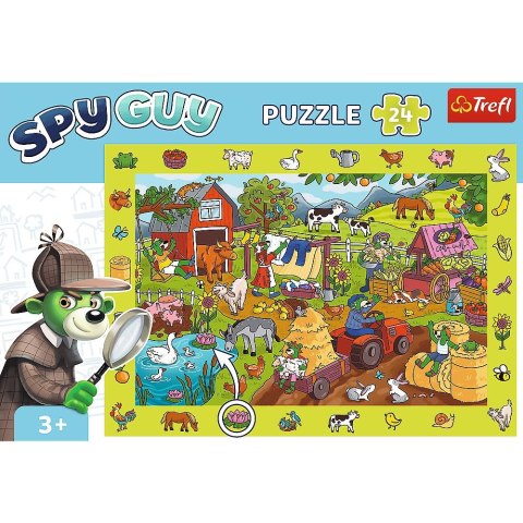 Trefl Puzzle Trefl Rodzina Treflików Spy Guy 24 el. (15589)