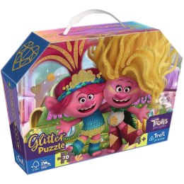 Trefl Puzzle Trefl Trolle Glitter 70 el. (53021)