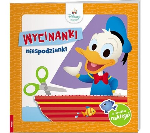 Ameet Książeczka edukacyjna Ameet Disney Maluch. Wycinanki niespodzianki (WYC 9201)