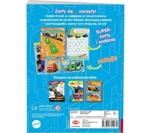 Ameet Książeczka edukacyjna Ameet Hot Wheels™. Baw się i naklejaj (STB 1601)