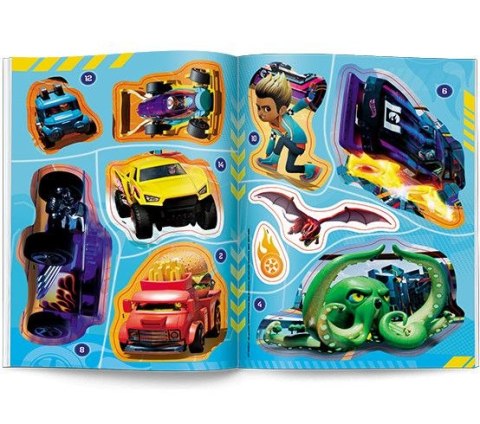 Ameet Książeczka edukacyjna Ameet Hot Wheels™. Baw się i naklejaj (STB 1601)