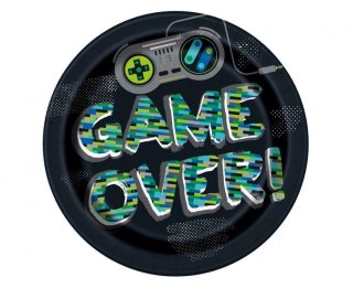 Godan Talerz jednorazowy Godan Game Over 8 szt (25215EU)