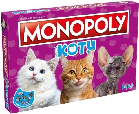 Hasbro Gra planszowa Hasbro Monopoly Koty