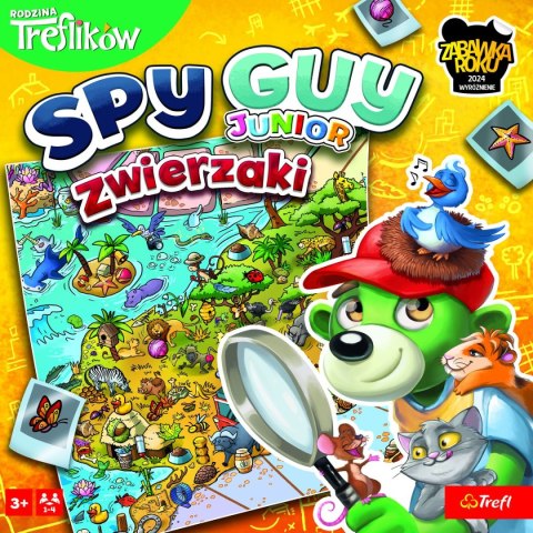 Trefl Gra edukacyjna Trefl Spy Guy Junior Zwierzaki (02595)