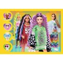 Trefl Puzzle Trefl Barbie 4w1 Wesoły świat Barbie 4w1 el. (34626)