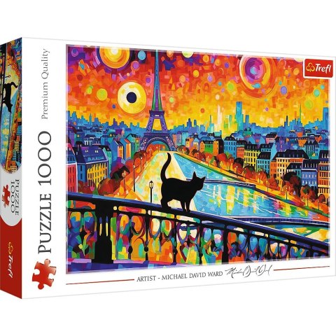 Trefl Puzzle Trefl Kot w Paryżu (10795)