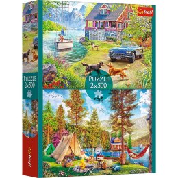 Trefl Puzzle Trefl Letni relaks 2x500 el. (37497)