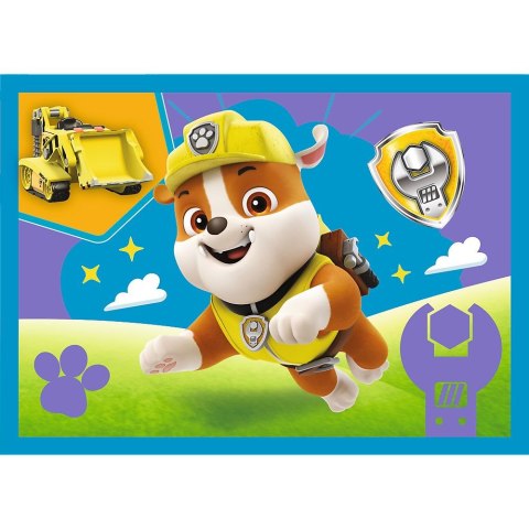 Trefl Puzzle Trefl Paw Patrol Biegnące Pieski 4w1 el. (34628) Trefl Puzzle Trefl Paw Patrol Biegnące Pieski 4w1 el. (34628)