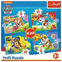 Trefl Puzzle Trefl Paw Patrol Biegnące Pieski 4w1 el. (34628)