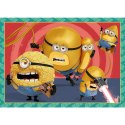 Trefl Puzzle Trefl Zwariowane Minionki 4w1 el. (34648)