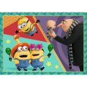 Trefl Puzzle Trefl Zwariowane Minionki 4w1 el. (34648)