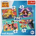 Trefl Puzzle Trefl Zwariowane Minionki 4w1 el. (34648)