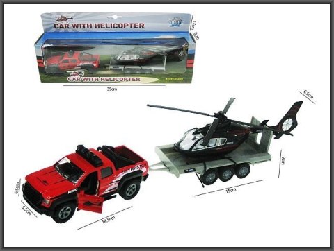 Hipo Samochód Hipo terenowy z helikopterem 35cm (520249) Hipo Samochód Hipo terenowy z helikopterem 35cm (520249)