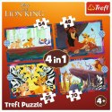 Trefl Puzzle Trefl Król Lew 4w1 el. (34653)