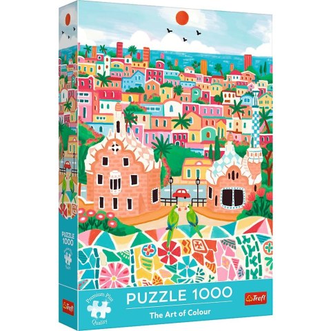 Trefl Puzzle Trefl The Art of Colour Premium Plus Barcelona, Hiszpania 1000 el. (10894)