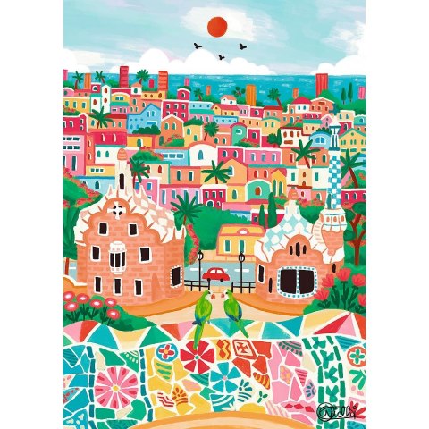 Trefl Puzzle Trefl The Art of Colour Premium Plus Barcelona, Hiszpania 1000 el. (10894)