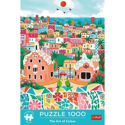 Trefl Puzzle Trefl The Art of Colour Premium Plus Barcelona, Hiszpania 1000 el. (10894)