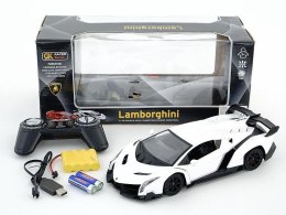 Adar Samochód Adar na radio 1:18 R/C Lamborghini, 4 funkcje, ładowarka USB (606470)