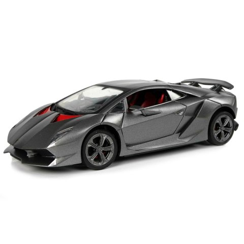 Lean Samochód Lean R/C 1:24 Lamborghini Srebrne 2.4 G Światła (9737)