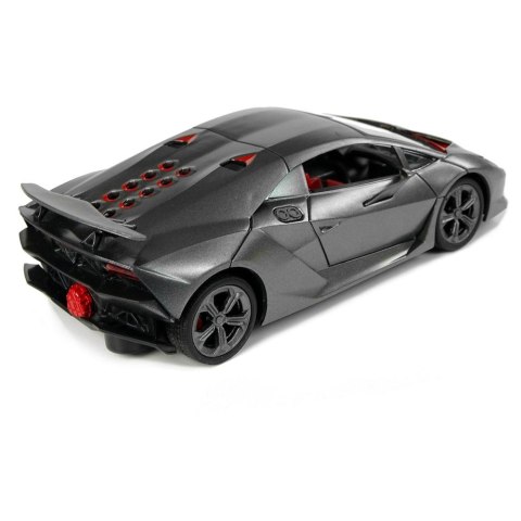 Lean Samochód Lean R/C 1:24 Lamborghini Srebrne 2.4 G Światła (9737)