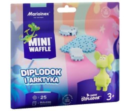 Marioinex Klocki konstrukcyjne Marioinex Mini Waffle 25el Smok Diplodok i Arktyka