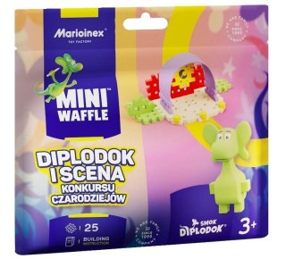 Marioinex Klocki konstrukcyjne Marioinex Mini Waffle 25el Smok Diplodok i Scena Konkursu