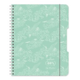 Herlitz Kołozeszyt (kołobrulion) Herlitz ECO Pastel Mięta A5 80k. kratka (9500127)